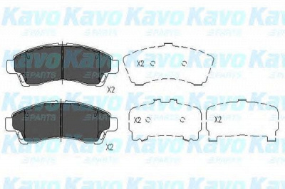 KAVO PARTS kbp4534 -  Комплект тормозных колодок, дисковый тормоз